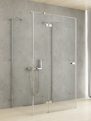 New Trendy Kabina Reflexa 1D Prostokątna Przyścienna L 80X120X200 Czyste 6mm Active Shield 2 0  EXK-5197