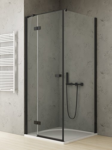 New Trendy Nz2 Kabina Reflexa Black 1D Prostokątna L 120X110X200 Czyste 6mm Active Shield 2 0  EXK-1340 EXK-0298