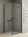 New Trendy Nz2 Kabina Reflexa Black 1D Kwadratowa P 90X90X200 Czyste 6mm Active Shield 2 0  EXK-1337 EXK-0296