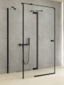 New Trendy Nz2 Kabina Reflexa Black 1D Kwadratowa Przyścienna L 120X120X200 Czyste 6mm Active Shield 2 0  EXK-1401
