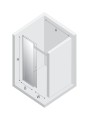 New Trendy Drzwi Wnękowe Diora 1D U 140X200 Czyste 6mm Active Shield 2 0  EXK-1317