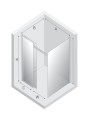 New Trendy Kabina Diora 1D Prostokątna U 120X90X200 Czyste 6mm Active Shield 2 0  EXK-1304 EXK-1306
