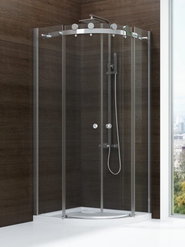 New Trendy Kabina Ultima 2D Półokrągła U 90X90X190 Czyste 6mm Active Shield 2 0  EXK-1024