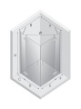 New Trendy Nz4 Kabina New Renoma 2D Prostokątna  110X90X195 Czyste 6mm Active Shield 2 0  D-0374A D-0108A