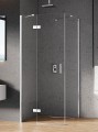 New Trendy Kabina New Renoma 1D Prostokątna L 90X80X195 Czyste 6mm Active Shield 2 0  D-0113A D-0083B