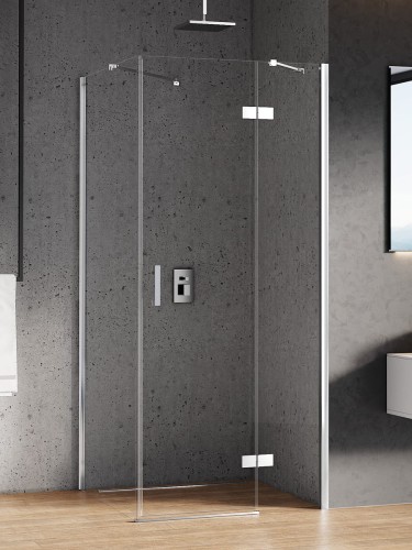 New Trendy Kabina New Renoma 1D Prostokątna P 90X80X195 Czyste 6mm Active Shield 2 0  D-0114A D-0083B