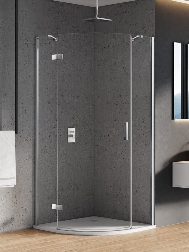 New Trendy Nz2 Kabina New Merana 1D Półokrągła L 80X80X195 Czyste 6mm Active Shield 2 0  K-0324