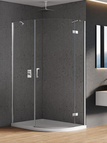 New Trendy Nz2 Kabina New Merana 1D Asymetryczna L 100X80X195 Czyste 6mm Active Shield 2 0  K-0333