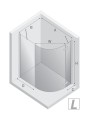New Trendy Nz2 Kabina New Merana 1D Asymetryczna L 120X85X195 Czyste 6mm Active Shield 2 0  K-0335