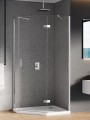 New Trendy Kabina New Azura 1D Pięciokątna Asymetryczna P 100X80X195 Czyste 6mm Active Shield 2 0  K-0564