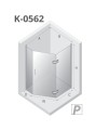 New Trendy Kabina New Azura 1D Pięciokątna Asymetryczna P 100X80X195 Czyste 6mm Active Shield 2 0  K-0562