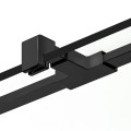 New Trendy Drzwi Wnękowe New Renoma Black 1D L 90X195 Czyste 6mm Active Shield 2 0  Wsp  Równoległy D-0195A-WP
