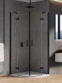 New Trendy Nz2 Kabina New Merana Black 2D Półokrągła  100X100X195 Czyste 6mm Active Shield 2 0  K-0537