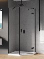 New Trendy Kabina New Azura Black 1D Asymetryczna P 80X80X195 Czyste 6mm Active Shield 2 0  K-0674