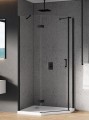 New Trendy Kabina New Azura Black 1D Asymetryczna L 90X90X195 Czyste 6mm Active Shield 2 0  K-0675