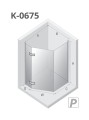 New Trendy Kabina New Azura Black 1D Asymetryczna L 90X90X195 Czyste 6mm Active Shield 2 0  K-0675