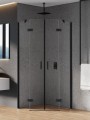 New Trendy Kabina New Azura Black 2D Pięciokątna  90X90X195 Czyste 6mm Active Shield 2 0  K-0670