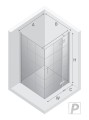 New Trendy Kabina New Renoma Black 1D Prostokątna P 120X80X195 Czyste 6mm Active Shield 2 0 Wzór Kratka Wsp  Równoległy D-0385A D-0164B-WP