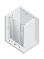 New Trendy Drzwi Wnękowe New Soleo 1D U 120X195 Czyste 6mm Active Shield 2 0  D-0172A