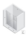 New Trendy Drzwi Wnękowe New Soleo 1D L 100X195 Czyste 6mm Active Shield 2 0  D-0148A D-0095B
