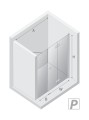 New Trendy Drzwi Wnękowe New Soleo 1D P 130X195 Czyste 6mm Active Shield 2 0  D-0154A D-0094B