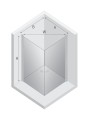 New Trendy Kabina New Soleo 2D Prostokątna U 90X90X195 Czyste 6mm Active Shield 2 0  D-0141A D-0141A