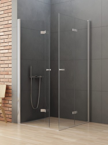 New Trendy Kabina New Soleo 2D Prostokątna  80X100X195 Czyste 6mm Active Shield 2 0  D-0148A D-0154A