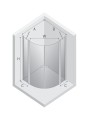 New Trendy Kabina New Soleo 2D Półokrągła  80X80X195 Czyste 6mm Active Shield 2 0  K-0418