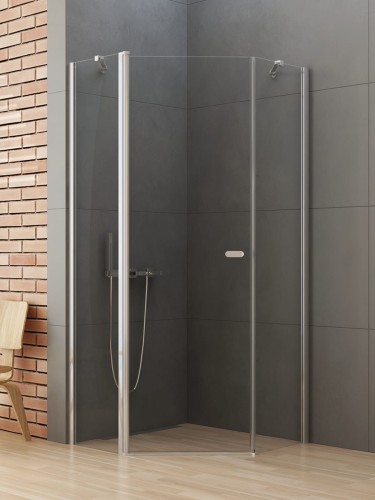 New Trendy Kabina New Soleo 1D Pięciokątna U 80X80X195 Czyste 6mm Active Shield 2 0  K-0606