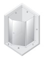 New Trendy Kabina New Soleo 1D Asymetryczna U 100X80X195 Czyste 6mm Active Shield 2 0  K-0608