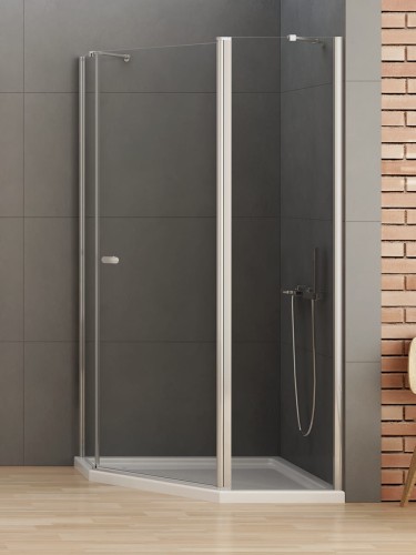 New Trendy Kabina New Soleo 1D Asymetryczna U 100X80X195 Czyste 6mm Active Shield 2 0  K-0739