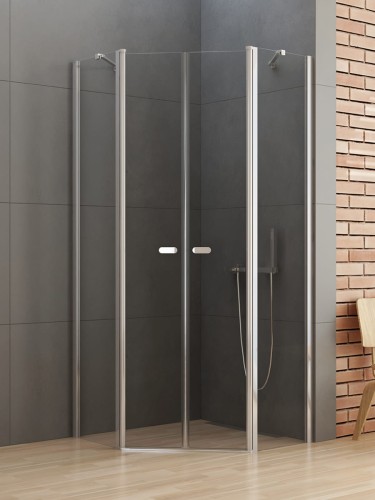 New Trendy Kabina New Soleo 2D Pięciokątna  80X80X195 Czyste 6mm Active Shield 2 0  K-0609