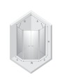 New Trendy Kabina New Soleo 2D Pięciokątna  80X80X195 Czyste 6mm Active Shield 2 0  K-0609