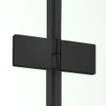 New Trendy Drzwi Wnękowe New Soleo Black 1D P 100X195 Czyste 6mm Active Shield 2 0  D-0226A