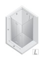 New Trendy Nz2 Kabina New Soleo Black 1D Prostokątna L 90X120X195 Czyste 6mm Active Shield 2 0  D-0235A D-0149B