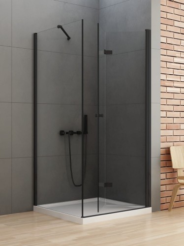 New Trendy Nz2 Kabina New Soleo Black 1D Prostokątna P 70X90X195 Czyste 6mm Active Shield 2 0  D-0237A D-0115B
