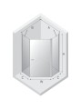 New Trendy Kabina New Soleo Black 1D Pięciokątna U 90X90X195 Czyste 6mm Active Shield 2 0  K-0613