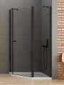 New Trendy Nz2 Kabina New Soleo Black 1D Pięciokątna Asymetryczna U 100X80X195 Czyste 6mm Active Shield 2 0 Kolumna Na Kr  Ściance K-0615