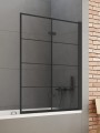 New Trendy Parawan Nawannowy New Soleo Black 1D P 100X140 Czyste 6mm Active Shield 2 0 Wzór Kratka P-0050