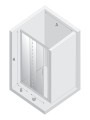 New Trendy Drzwi Wnękowe Alta Iii 1D U 80X195 Czyste 6mm Active Shield 2 0  D-0252A