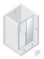 New Trendy Drzwi Wnękowe Prime 1D P 160X200 Czyste 6mm Active Shield 2 0  D-0311A