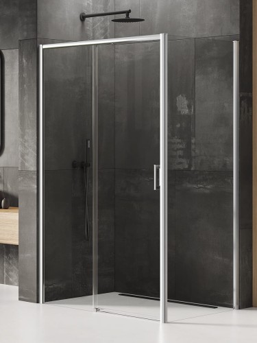 New Trendy Kabina Prime 1D Kwadratowa L 100X100X200 Czyste 6mm Active Shield 2 0  D-0298A D-0125B