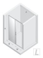 New Trendy Drzwi Wnękowe Prime Black 1D L 150X200 Czyste 6mm Active Shield 2 0  D-0326A