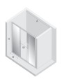 New Trendy Drzwi Wnękowe New Corrina 2D U 140X195 Czyste 6mm Active Shield 2 0  D-0183A