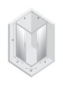 New Trendy Kabina New Praktic 2D Prostokątna U 80X90X195 Czyste 6mm Active Shield 2 0  K-0490