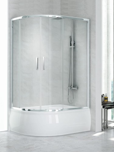 New Trendy Kabina New Maxima 2D Asymetryczna U 100X80X165 Czyste 6mm Active Shield 2 0  K-0299