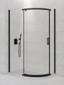 New Trendy Kabina New Komfort Black 1D Asymetryczna U 120X85X195 Czyste 6mm Active Shield 2 0  K-0471