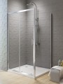 New Trendy Kabina New Varia 1D Prostokątna U 100X90X190 Czyste 6mm Active Shield  D-0189A D-0102B