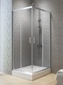 New Trendy Kabina New Varia 2D Kwadratowa U 80X80X190 Czyste 6mm Active Shield  K-0474