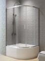 New Trendy Kabina New Varia 2D Asymetryczna U 120X85X165 Czyste 6mm Active Shield  K-0508